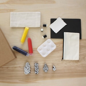 DIY Block Print Kit | Everything you need to make your own hand made block print design - DELUXE