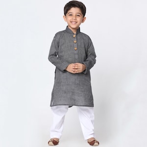 Kids Kurta Pajama Set, Light cotton outfit, Dawat Outfit, Pooja Clothes, Eid, Ramadan, Diwali, Raksha Bandhan, Sherwani, Indian | 5 colors
