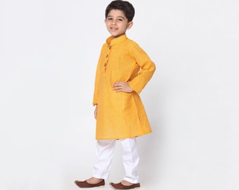 Kids Kurta Pajama Set, Light cotton outfit, Dawat Outfit, Pooja Clothes, Eid, Ramadan, Diwali, Raksha Bandhan, Sherwani, Indian | 5 colors