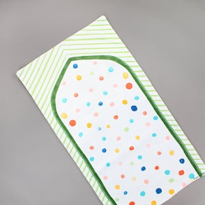 Kids Prayer Mat for Muslim Children, Colorful janamaz, Eid gift for kids, Ramadan gift, Sajada | Dots and Stripes