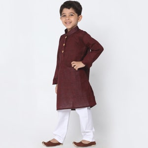 Kids Kurta Pajama Set, Light cotton outfit, Dawat Outfit, Pooja Clothes, Eid, Ramadan, Diwali, Raksha Bandhan, Sherwani, Indian | 5 colors