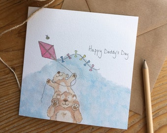 Father's Day Card - Happy Daddy's Day Bears