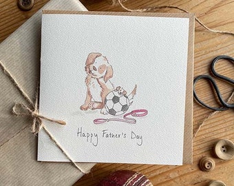 Father's Day Card - Dogs & Football