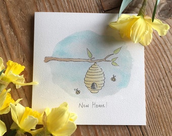 New Home Card - Bees