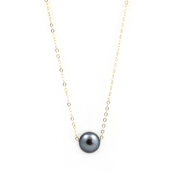 Kaanohi - Single Floating Tahitian Pearl Necklace