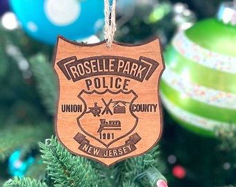 Roselle Park Police Patch Ornament