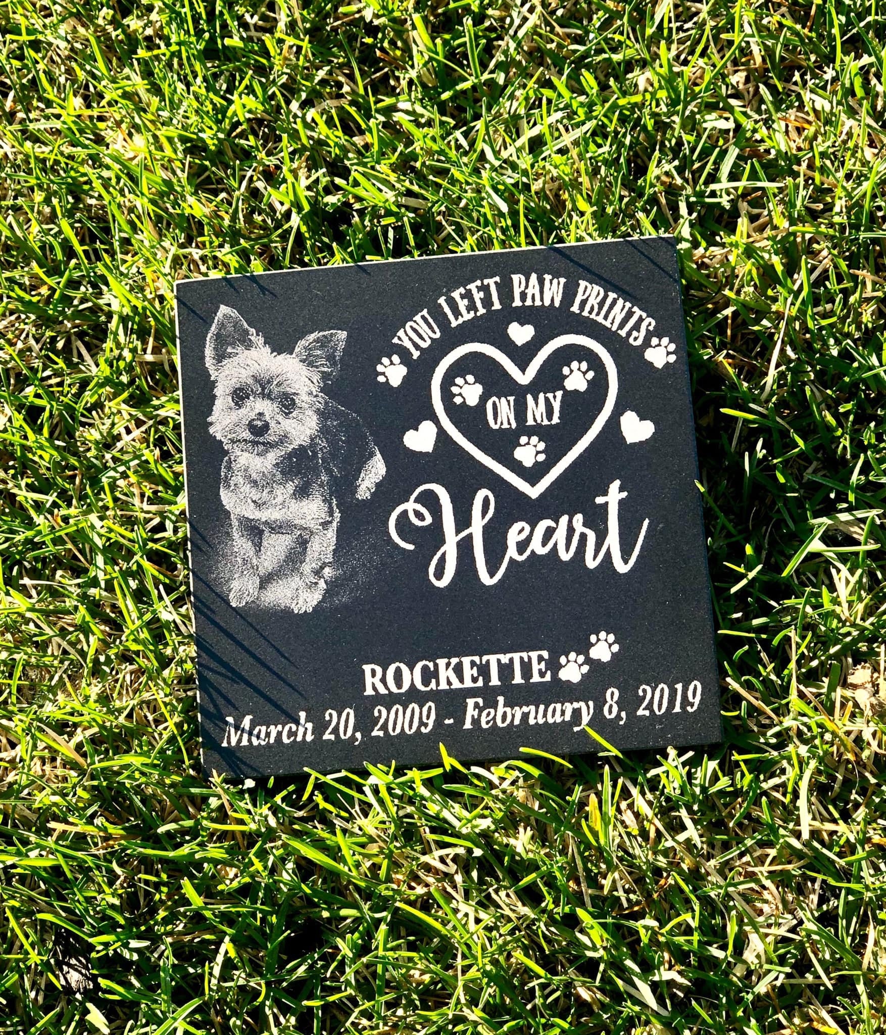 granite pet memorial plaques
