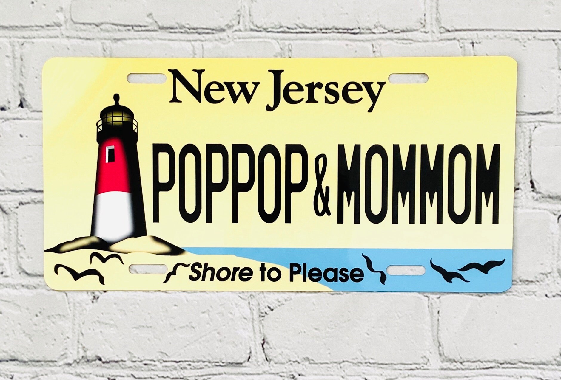 NJ License Plate *Free Personalization*