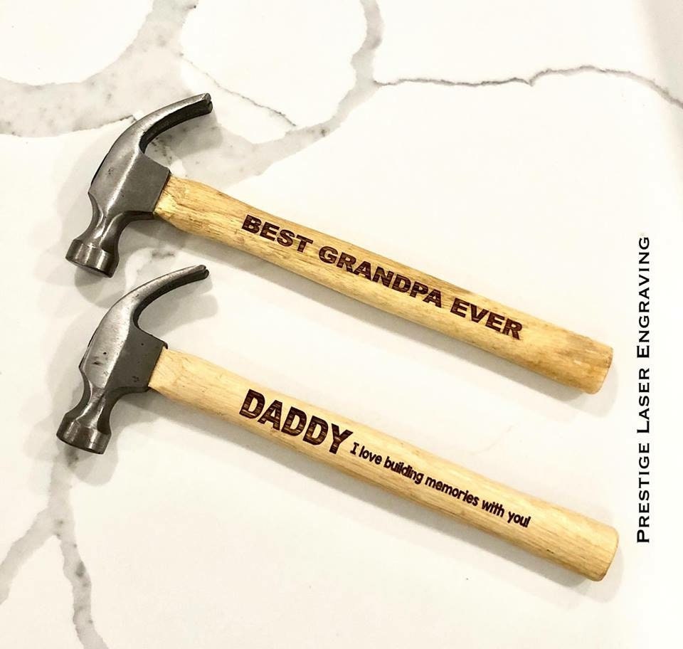 Custom Laser Engraved Hammer