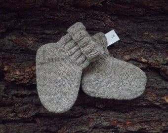 Taille des chaussettes bébé 18 laine biologique