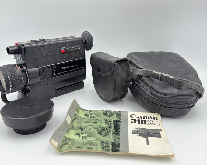 Vintage Canon Auto Zoom 310XL super 8 movie film camera - Fully tested - Worldwide free shipping