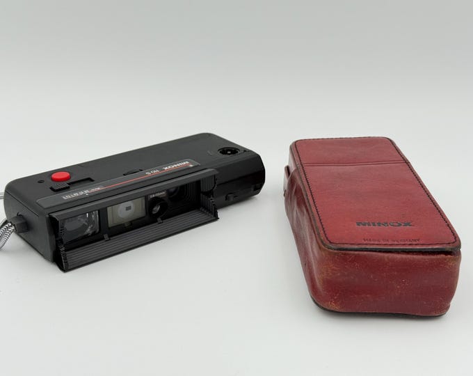 Minox 110S Pocket Camera with Original Leather Case - Tested -