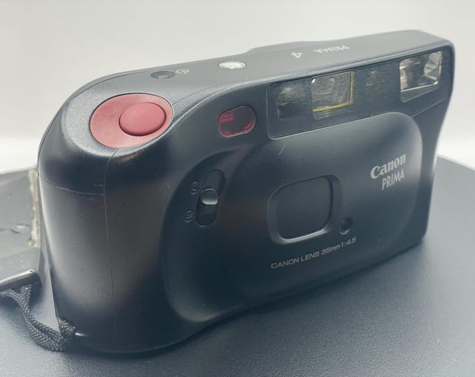 Canon Prima 4 Point and Shoot 35mm Film Camera - Tested - FREE WORLDWIDE SHIPPING