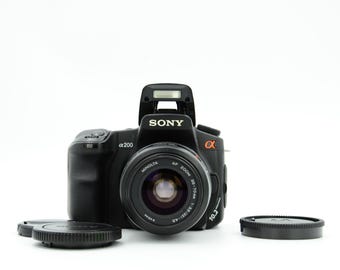 Sony Alpha A200 DSLR Camera With Lens - Etsy