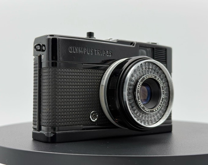 Olympus Trip 35 Black Metallic Serviced & Custom Painted