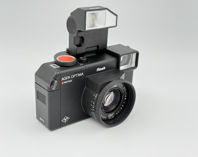 Agfa Optima Sensor Flash Electronic 35mm Point and Shoot - Fully Tested -