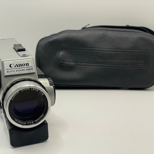 Vintage Canon Auto Zoom 318M Super 8 Filmkamera – Vollständig getestet – Weltweiter kostenloser Versand