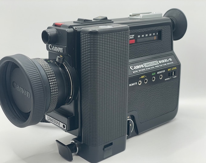 Vintage Canon Canosound 312XL-S super 8 movie film camera - Fully tested - Worldwide free shipping