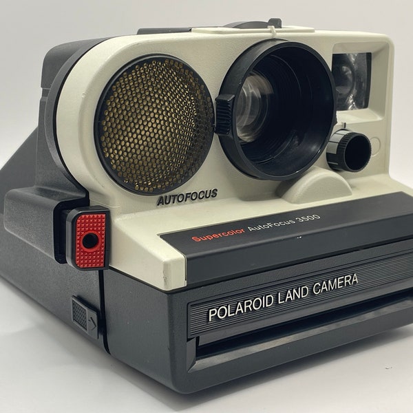 Polaroid Supercolor Autofocus 3500 SX-70 Land Camera - Fully Tested - Free Shipping Worldwide