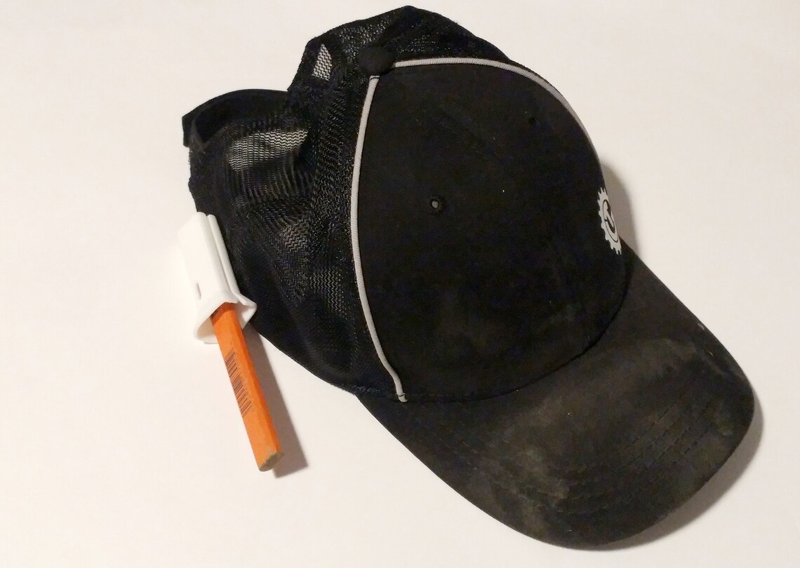 Carpenter pencil holder hat clip Etsy