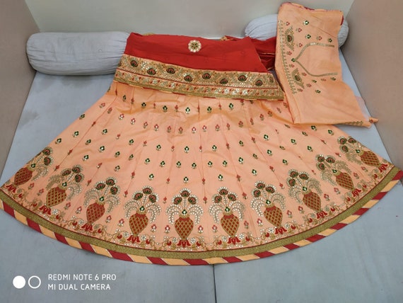 embroidered women's ghagra choli