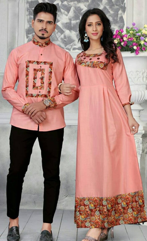 couple dress and shirt