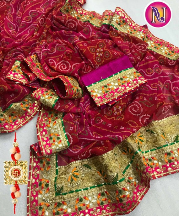 heavy bandhani suits