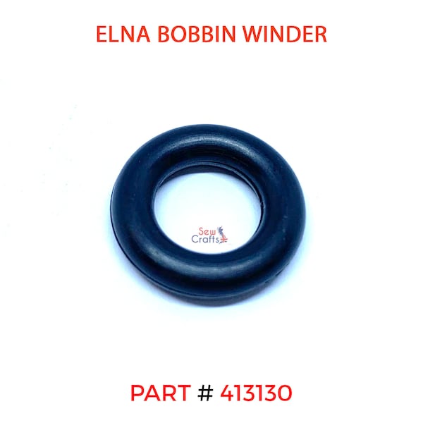 ELNA Sewing Machine BOBBIN WINDER Tire Rubber Belt Small Ring #413130