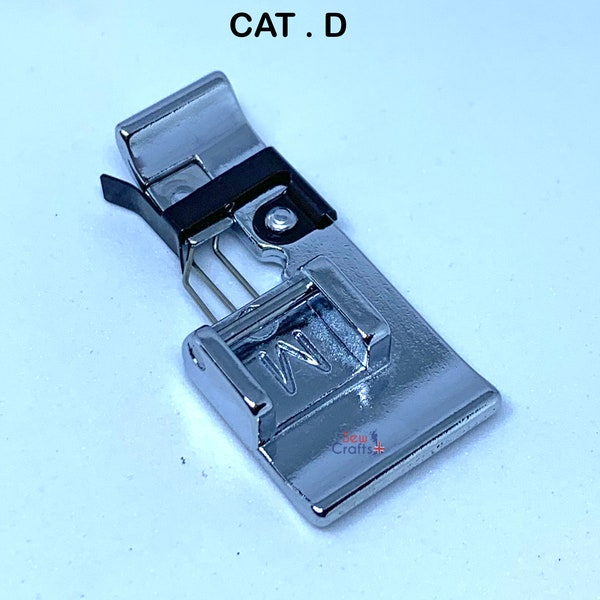 Overcast, Overedge Foot (M) #859810007 - 9mm Max Stitch Width Machines Fits Elna & JANOME CAT D Machines