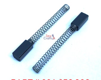 D2 Cutter Pair Carbon Brush With Spring #708C1-15 For Eastman Chickadee