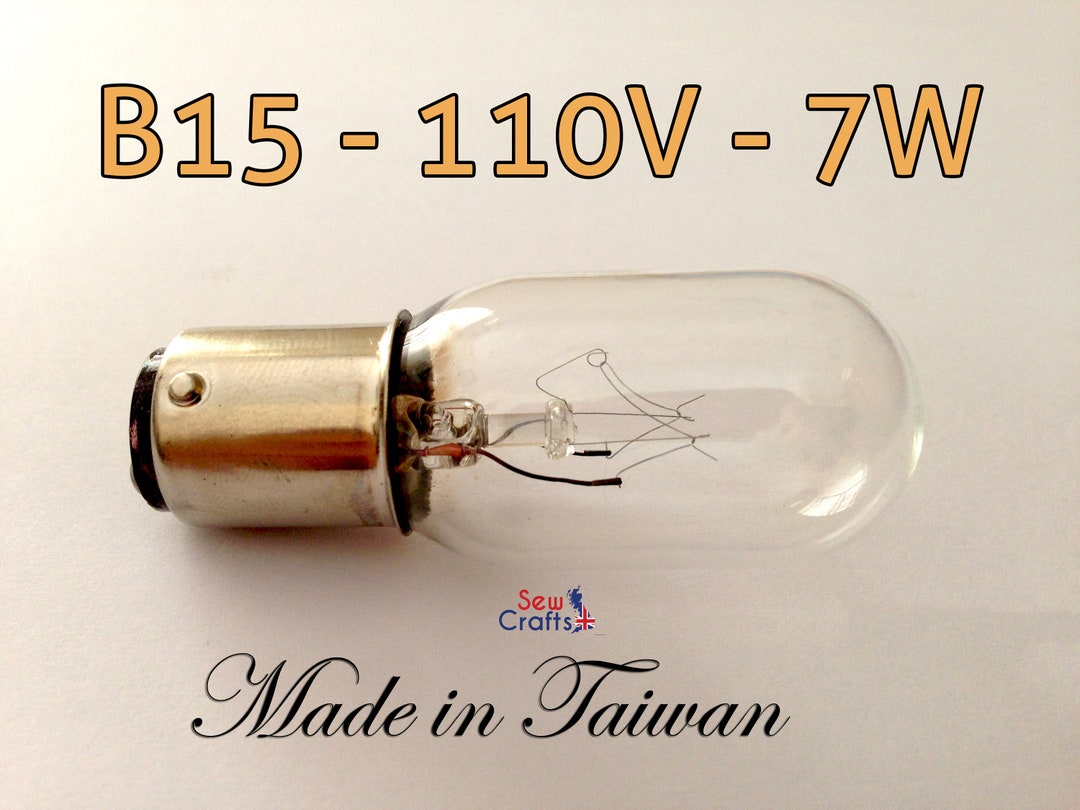 Sewing Machine Light BULB B15 110V 7W Use for Fridge Etsy