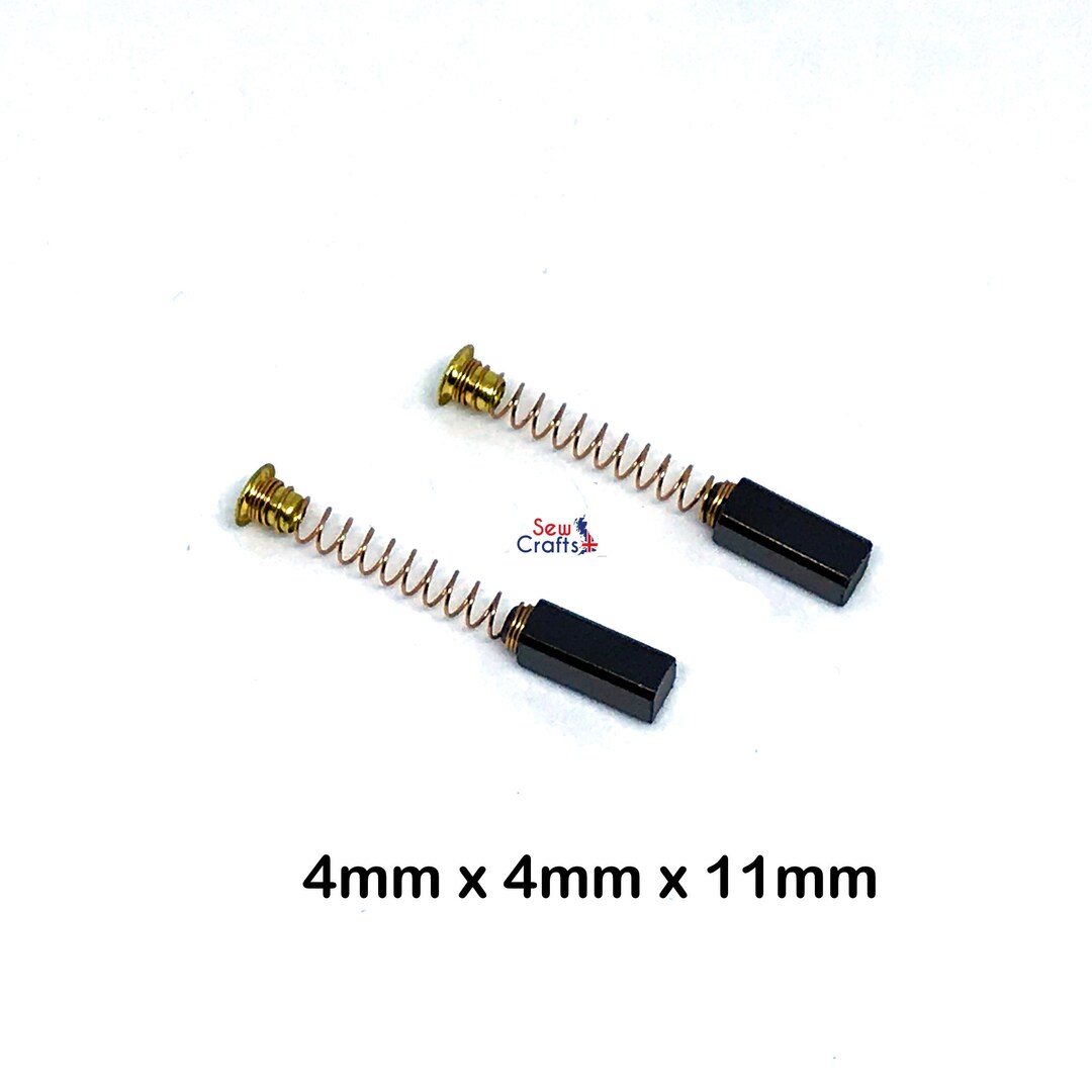 2x Sewing Machine Motor Carbon Brushes Elna Janome Jones Etsy