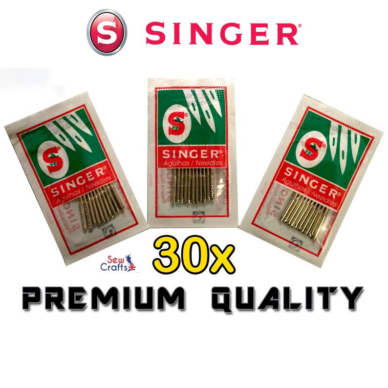 30 X SINGER Domestic Sewing Machines NEEDLES SIZES 141618 Etsy