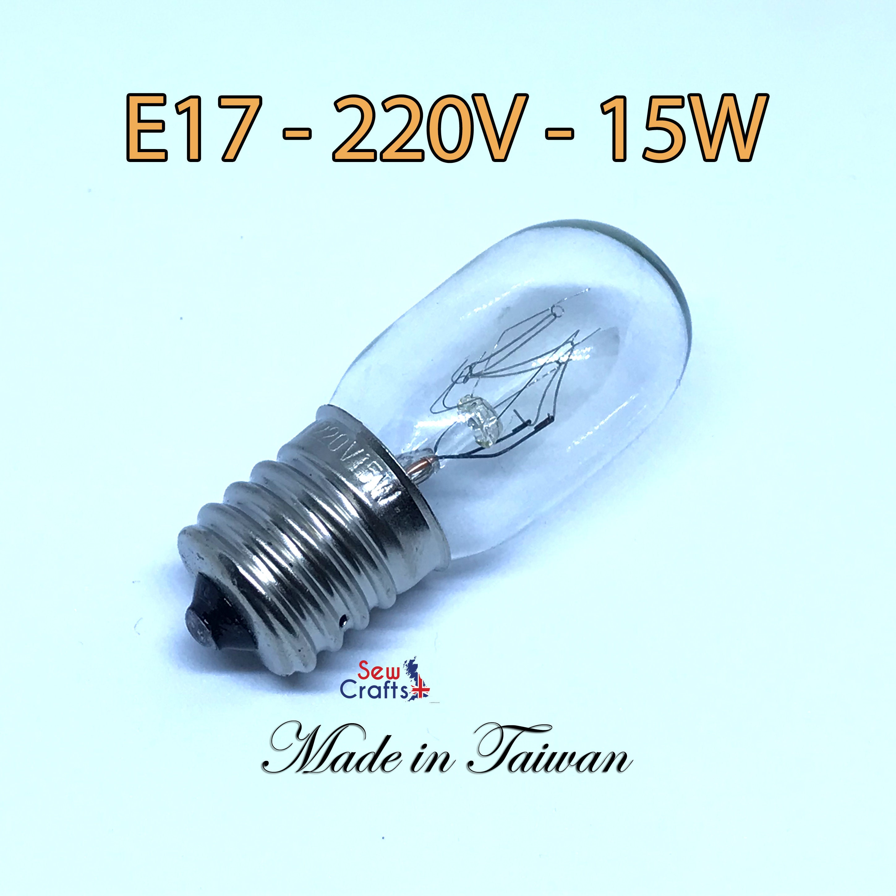 Sewing Machine Light BULB E14, 220V, 15W Use for Fridge, Microwave & Others  