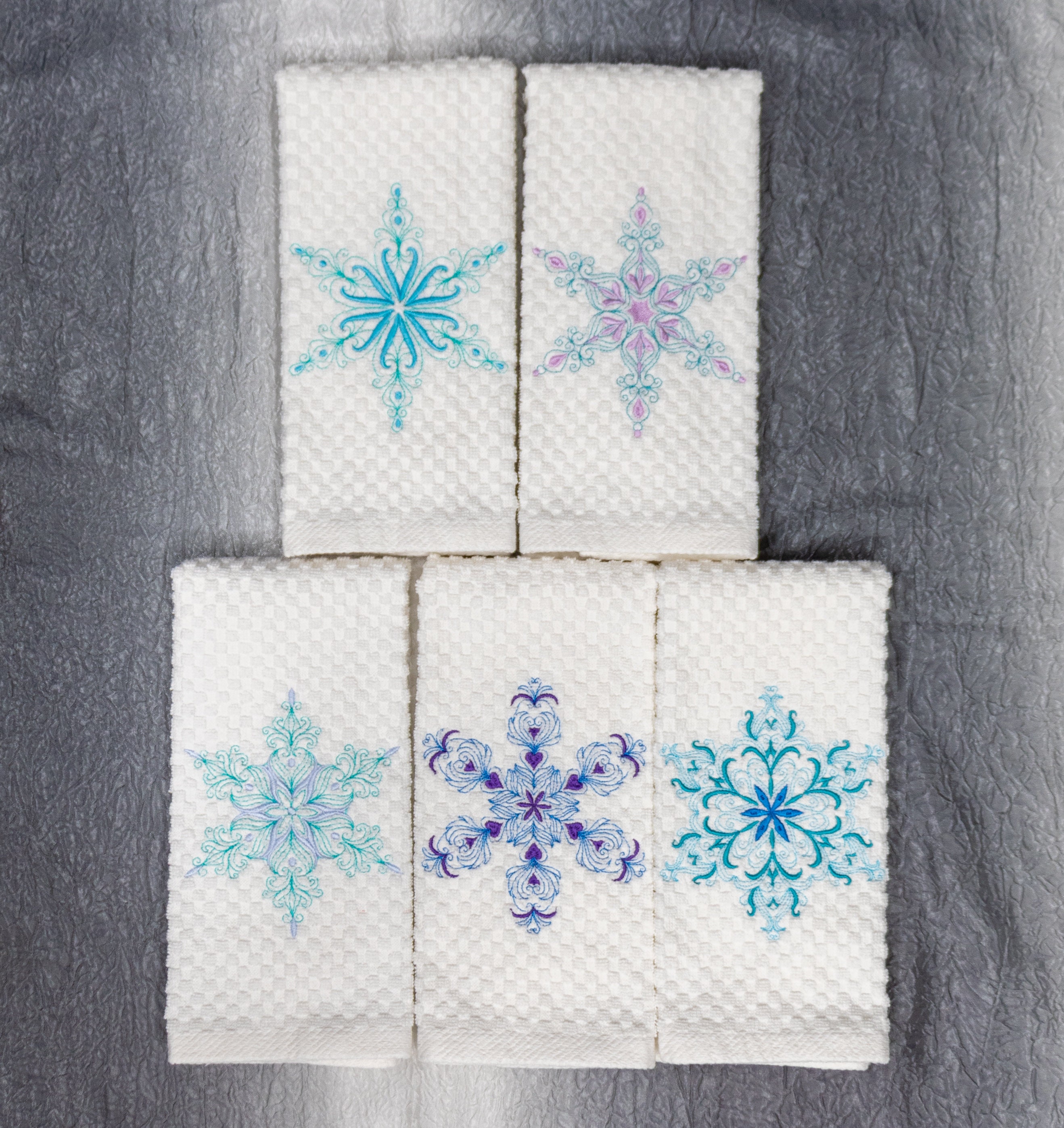 Snowflake Hand Towel Bath Towels Beach For Home Outdoor Travel Use