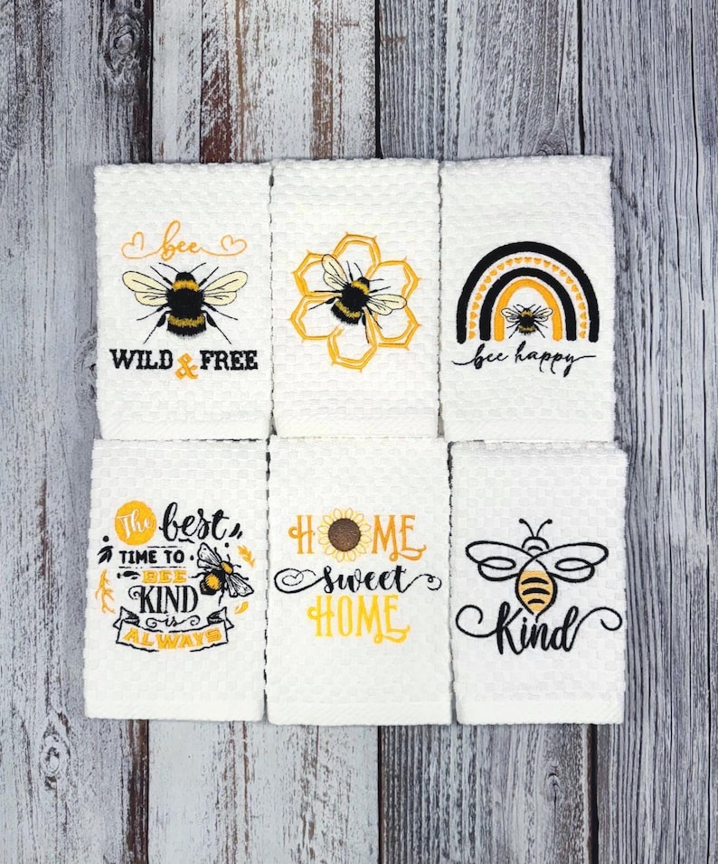 Illumin8ingDesigns Embroidered Hand Towel - Thumbnail 4