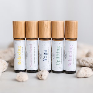 Cadeau d&#39;aromathérapie relaxant bio à bille pulsée pour elle Mélange d&#39;huiles essentielles Cadeau d&#39;anniversaire à bille à bille pulsée pour elle Naturellement végétalien
