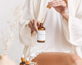 Organiczny relaksujący olejek do ciała z lawendą i bergamotką – holistyczne olejki eteryczne do pielęgnacji skóry