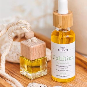 Autoverspreider met botanische etherische olie: natuurlijke aromatherapie, niet-giftig, 100% natuurlijk