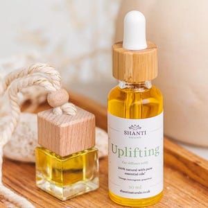 Natural Botanical Car Diffuser: 100% natuurlijk, geparfumeerd met pure essentiële oliën, 5 keer navulling, niet giftig