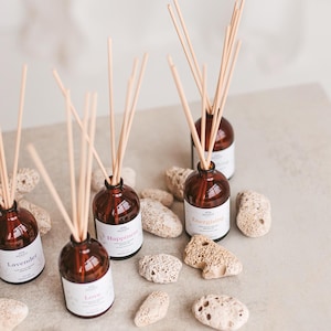 Reed Diffuser for Home Scented with Essential Oils Natural Aromatherapy Relaxing Housewarming Spa Gift Birthday Gift for Her Wellbeing Gift