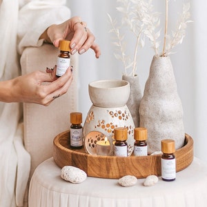 Essential Oil Blends 100% Pure & Natural Essential Oil Blends for Tealight Burners Electric Burners Natural Housewarming Gift Home Fragrance