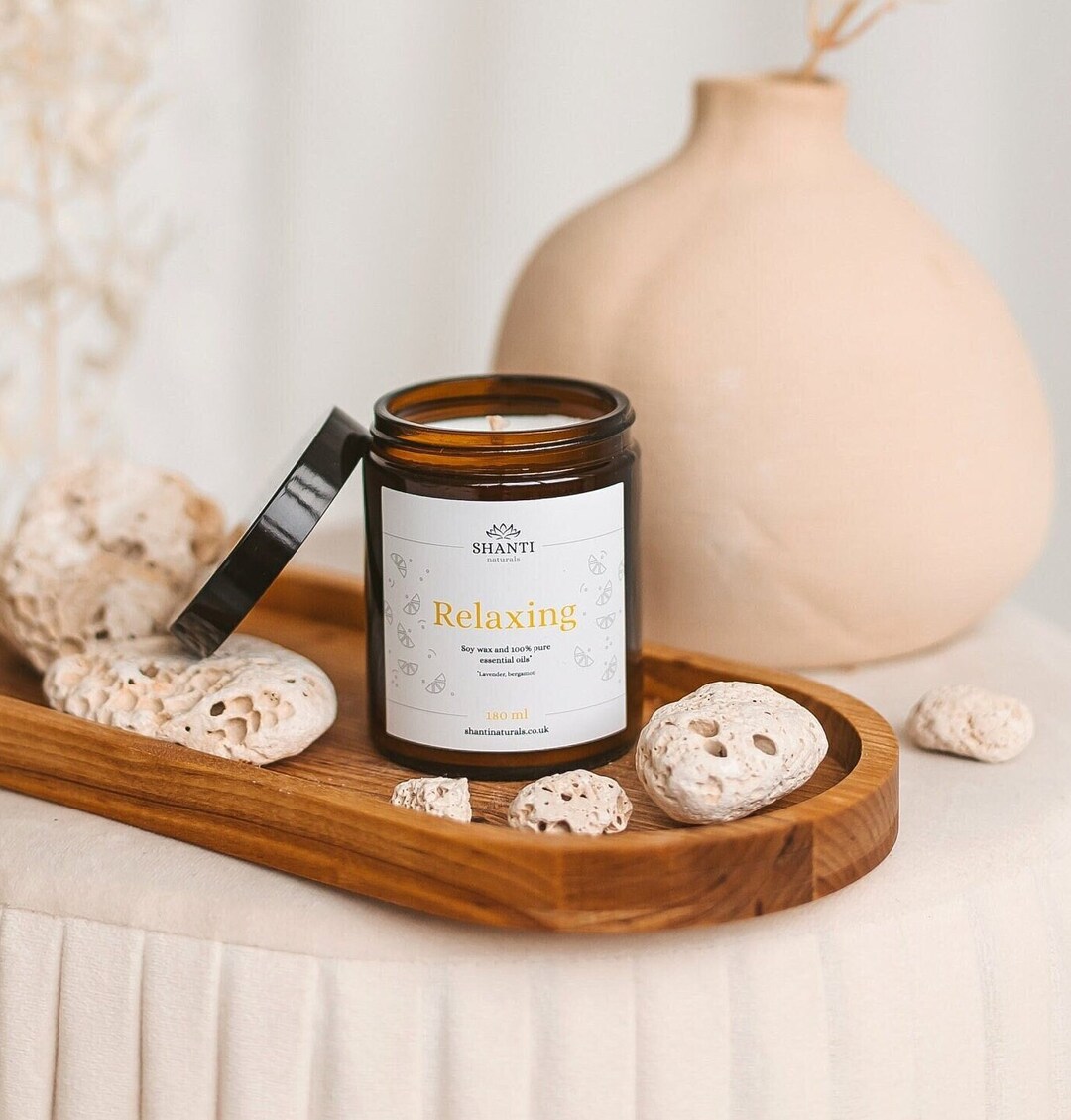 Aromatherapy Candles Blended Essential Oil Candles Etsy UK