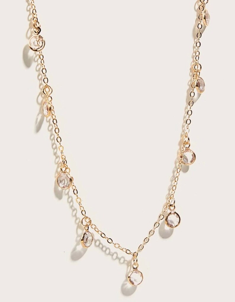 charm necklace Coral Crystal