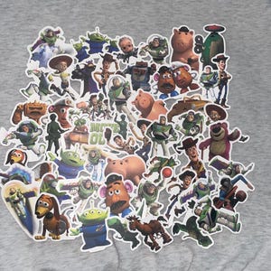 Toy Story stickers, Random pack, Laptop stickers, Water bottle stickers