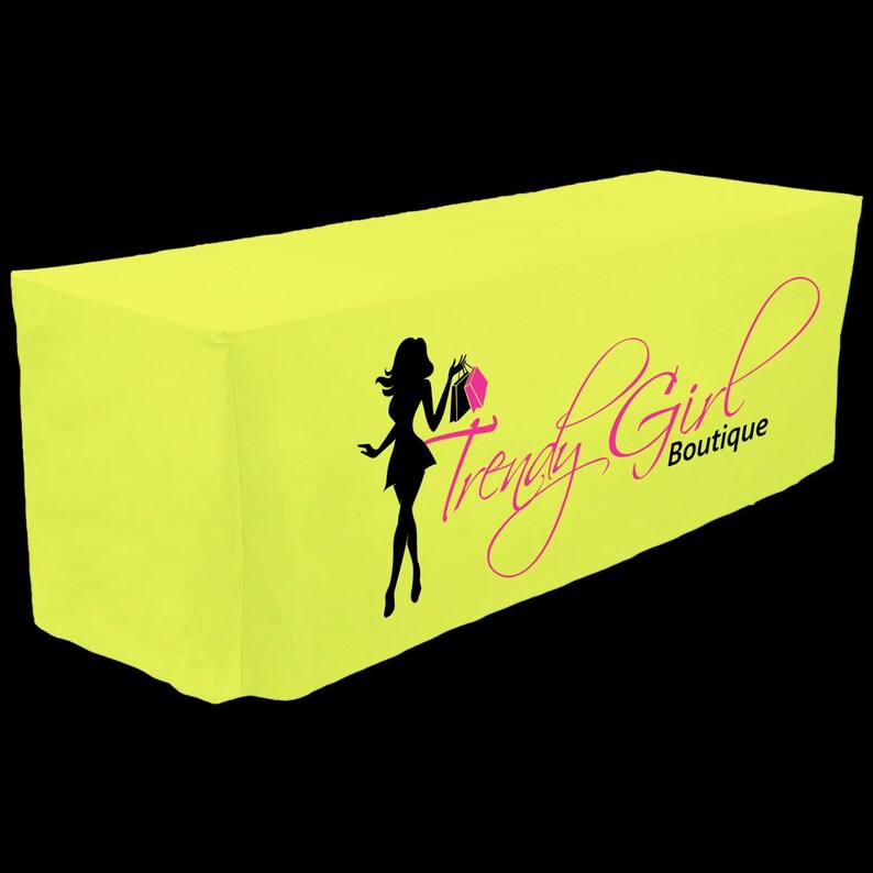 4ft 6ft & 8ft Custom Fitted Tablecloth Polyester Tablecloth Etsy