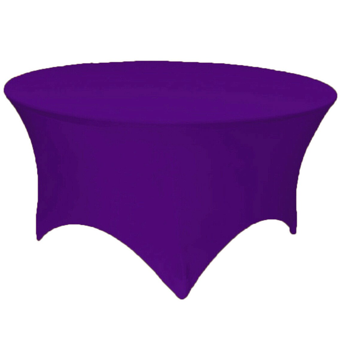 Round Spandex Tablecloth Fitted Stretch Tablecloth Cover for Etsy