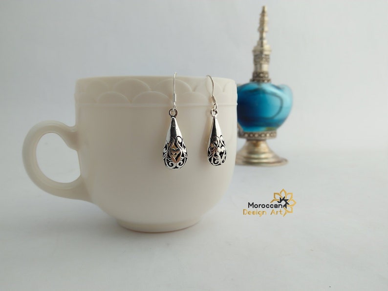 Earrings,Moroccan,Silver,Dangle,hoops,drop,handmade,jewelry,Boho,sets,birthday gifts for sister,for girlfriend,gifts for her,free shipping