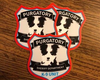 Fegefeuer Sheriff Dept K9 Unit Sticker