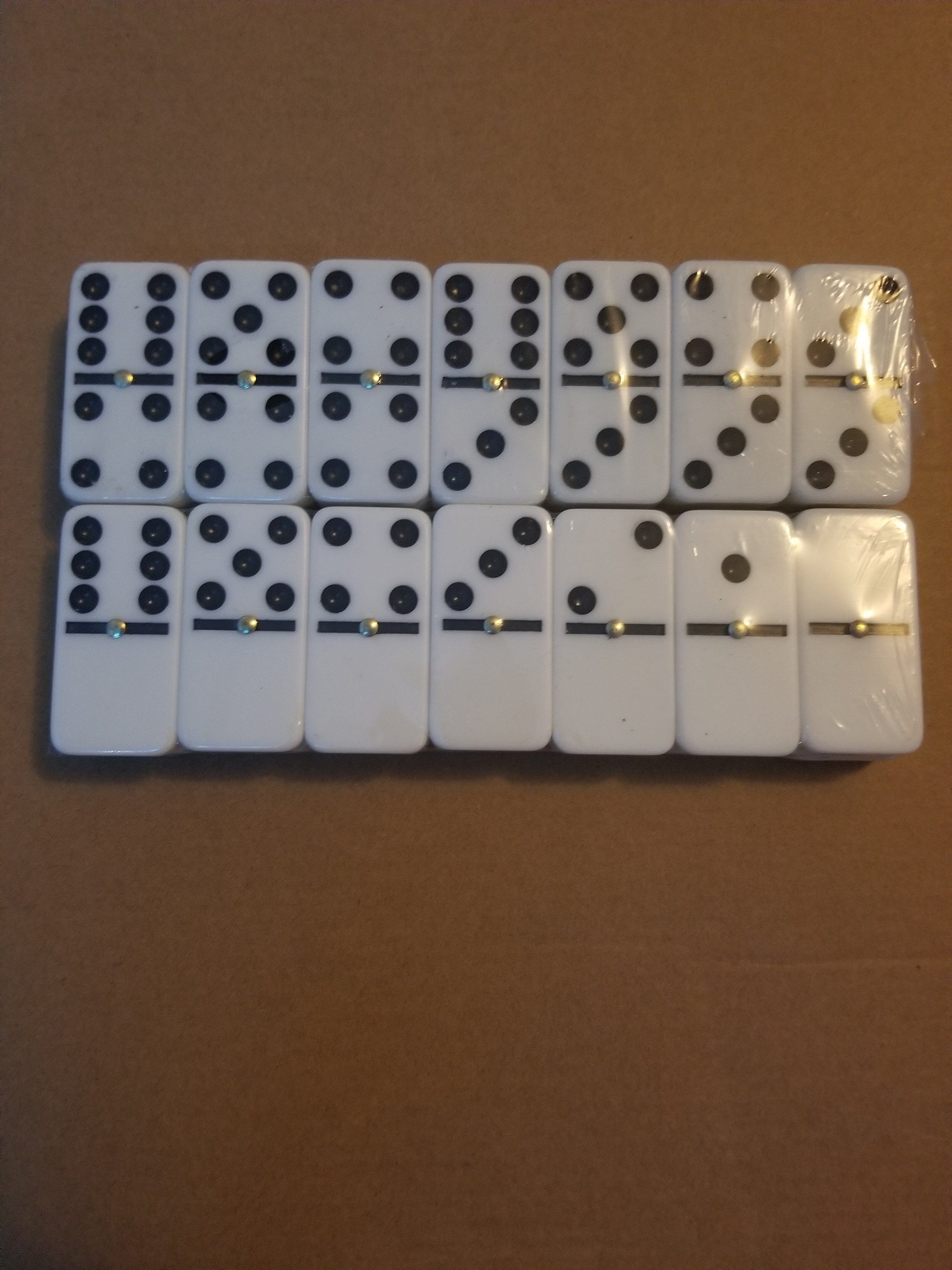 Double Six Club Pub Dot Dominoes Game Set 28 Double 6 Dominoes Set